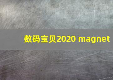 数码宝贝2020 magnet